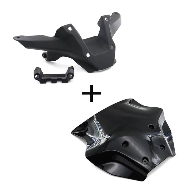 Motorrad-Windschutzscheibe Für Für MT09 Für MT-09 Für SP 2024 Zubehör Frontscheibe Deflektor Hand Schutz Windschutzscheibe Halterung Windschutzscheibe Verkleidung(14support windshield) von DQSSSL