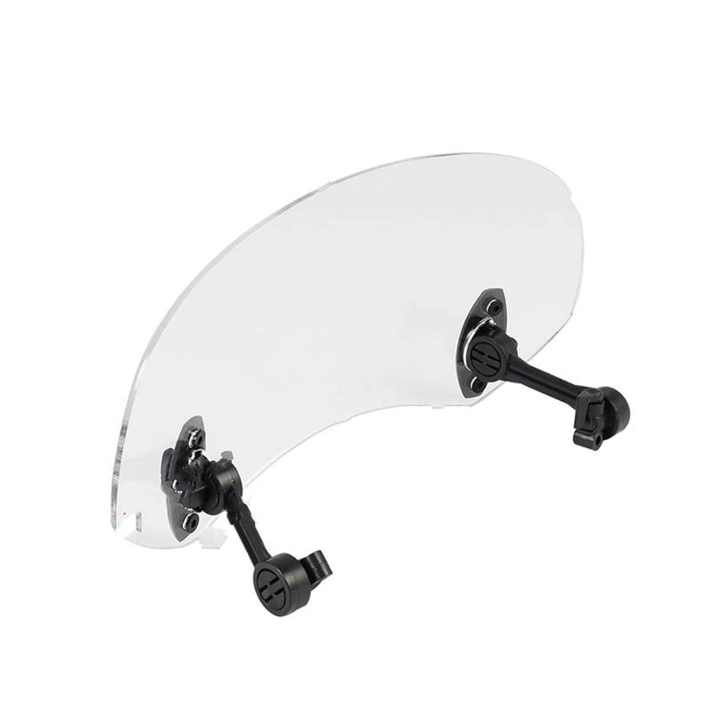 Motorrad-Windschutzscheibe Für S&uzuki Für DL650 Für DL1000 Für DL250 Motorrad Schild Verlängerung Spoiler Windschutz Air Deflektor Windschutzscheibe Verkleidung(Clear) von DQSSSL