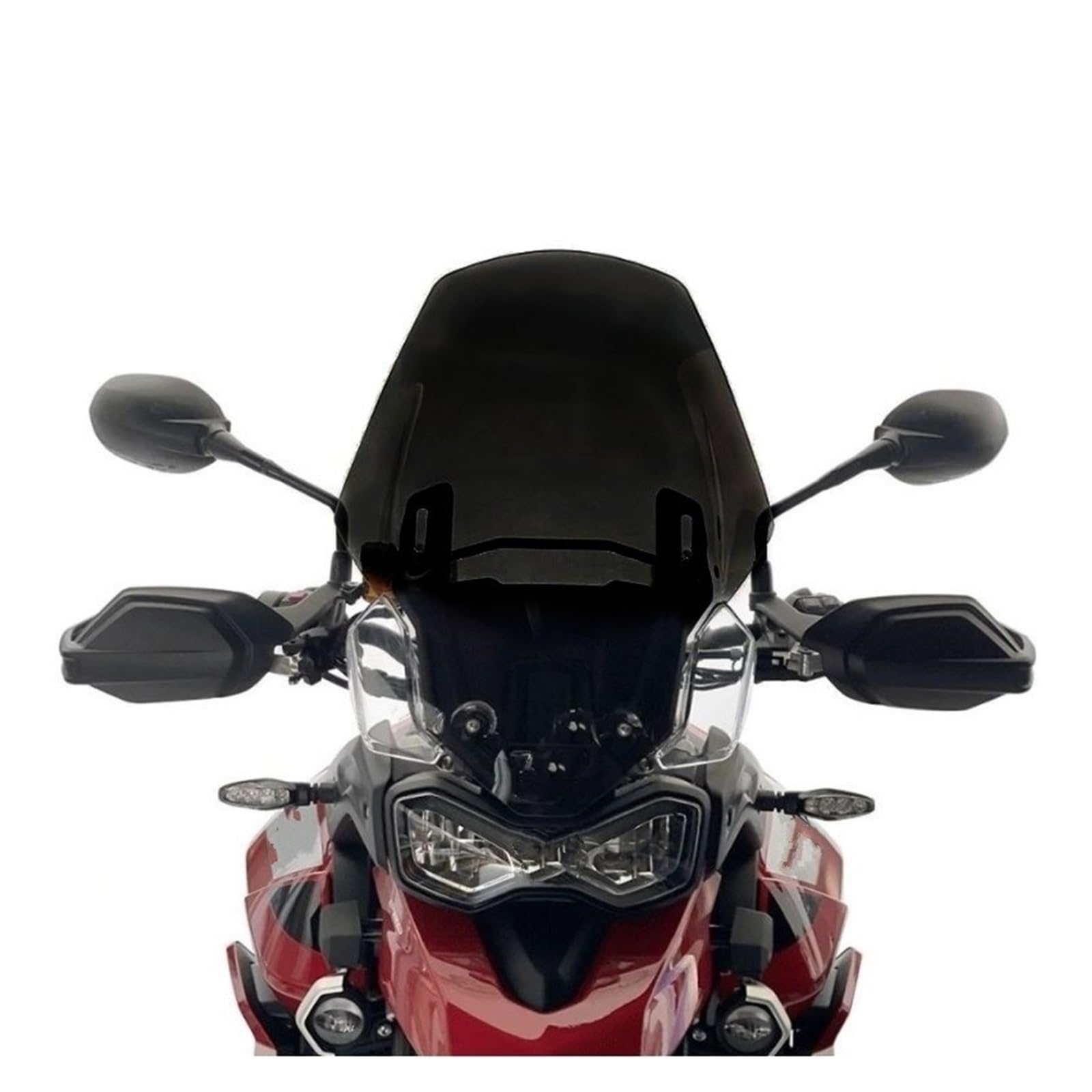 Motorrad-Windschutzscheibe Für T&IGER 850 Für 900 2020 2021 2022 2023 Motorrad Touring Windschutzscheibe Windscreens Deflektoren Transparent Schwarz Windschutzscheibe Verkleidung(Black) von DQSSSL