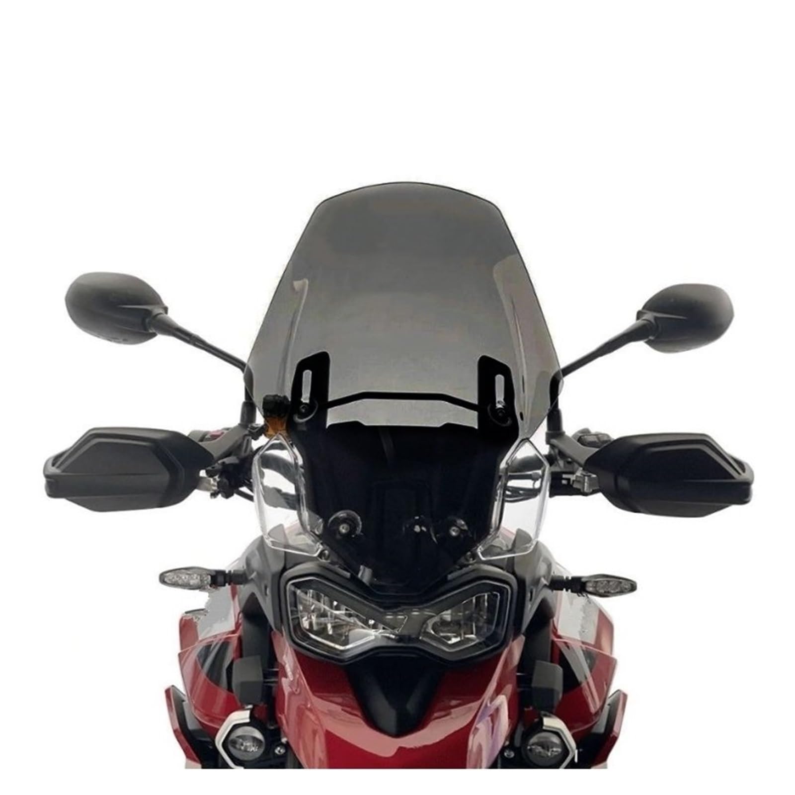 Motorrad-Windschutzscheibe Für T&IGER 850 Für 900 2020 2021 2022 2023 Motorrad Touring Windschutzscheibe Windscreens Deflektoren Transparent Schwarz Windschutzscheibe Verkleidung(Dark Grey) von DQSSSL