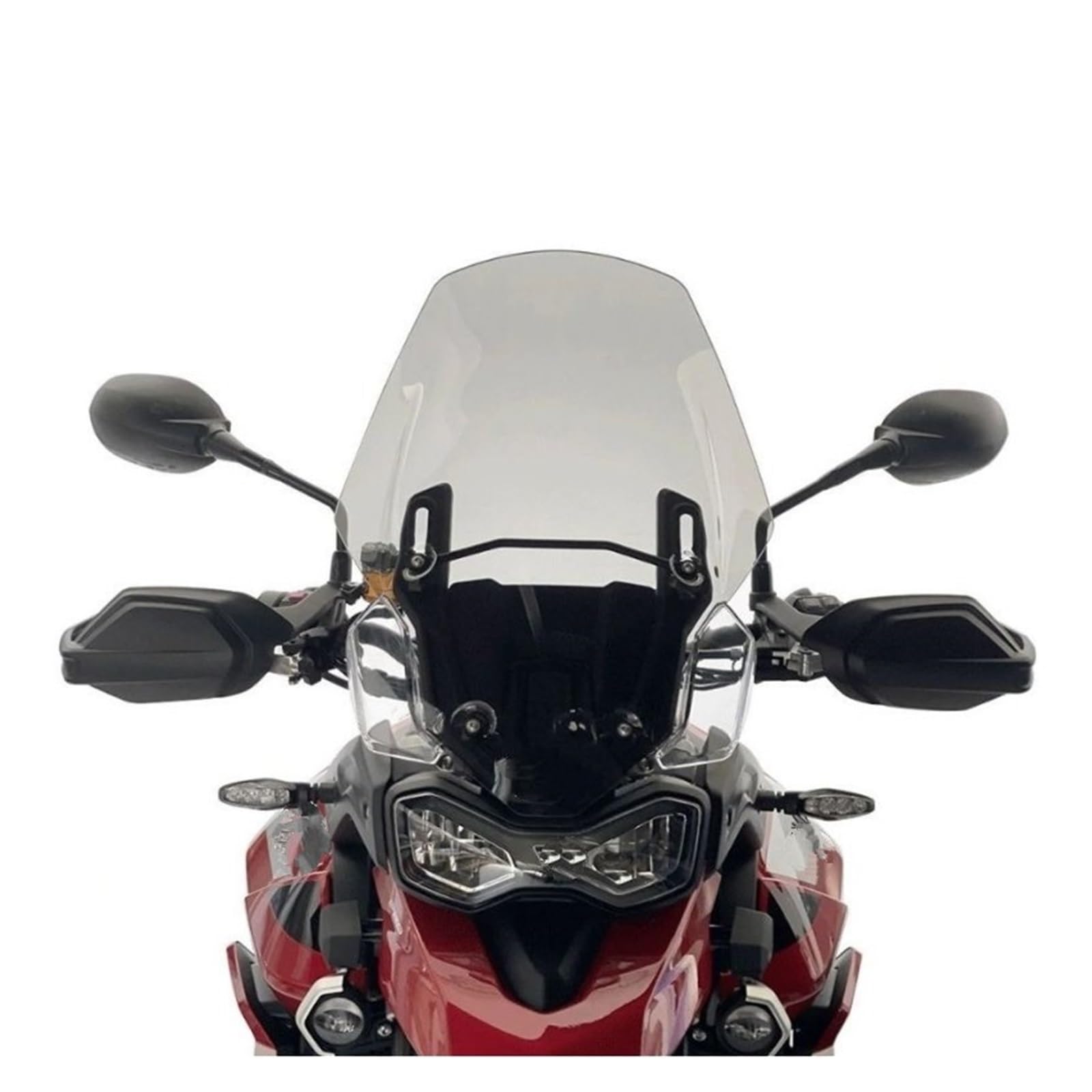 Motorrad-Windschutzscheibe Für T&IGER 850 Für 900 2020 2021 2022 2023 Motorrad Touring Windschutzscheibe Windscreens Deflektoren Transparent Schwarz Windschutzscheibe Verkleidung(Smoke Grey) von DQSSSL