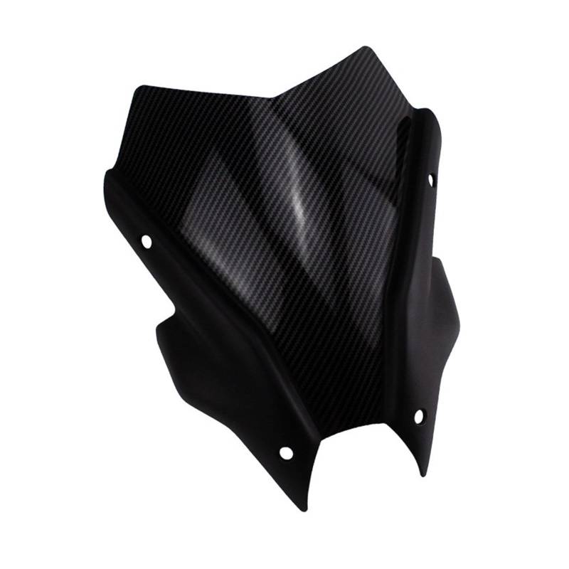 Motorrad-Windschutzscheibe Motorrad Sport Windschutzscheibe Visier Schwarz Windschutzscheibe Für Für MT-09 Für FZ09 2021 2022 2023 Windschutzscheibe Verkleidung(Carbon look) von DQSSSL