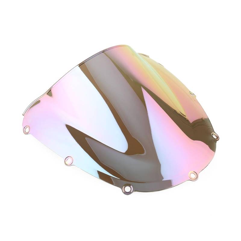 Motorrad-Windschutzscheibe Motorrad Windschutzscheibe Windschutzscheibe Double Bubble Screen Shield ABS-Kunststoff Für CBR954RR 2002 2003 Windschutzscheibe Verkleidung(Iridium) von DQSSSL