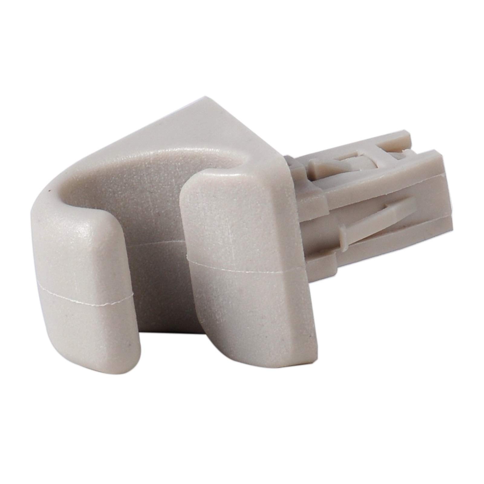 Sonnenblende Clip Sonnenblende Clip Haken Grau/Beige Sonnenblenden-Haken, Clip-Halterung, Aufhänger, passend for RAV4 Prius Solara 2004–2006, 2007(Beige) von DQZRTUECA