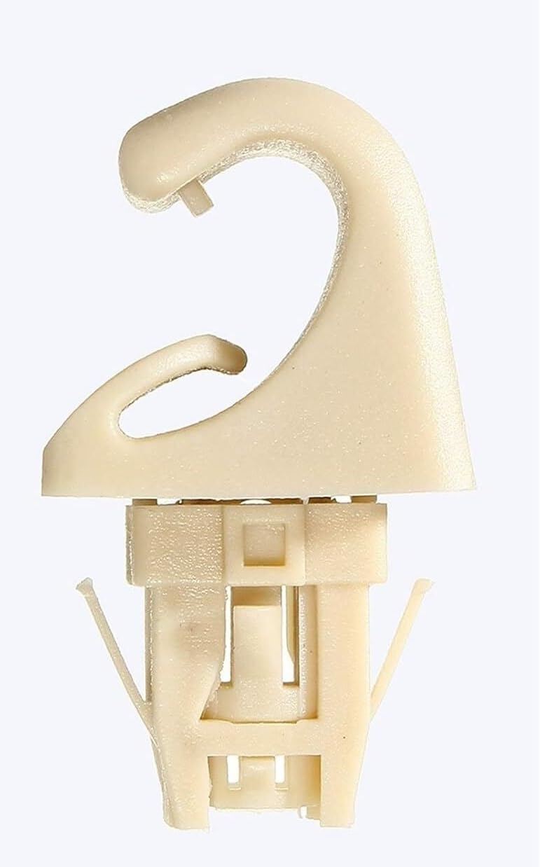 Sonnenblende Clip Sonnenblende Clip Haken Grau-beige Sonnenblenden-Haken, Clip-Halterung, Aufhänger, passend for RAV4 Prius Solara 2001–2007, 2003–2012(Gray) von DQZRTUECA