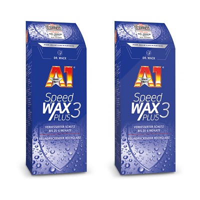 Dr. Wack 2x 500 ml A1 Speed Wax Plus 3 von DR. WACK