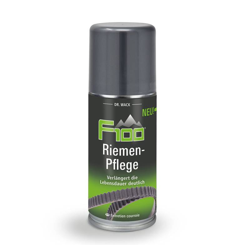 Dr. Wack - F100 Riemen-Pflege Spray 100ml I Spray mit hoher Wasserabweisung für Keilriemen oder Zahnriemen I Keilriemenspray für mehr Lebensdauer von DR. WACK