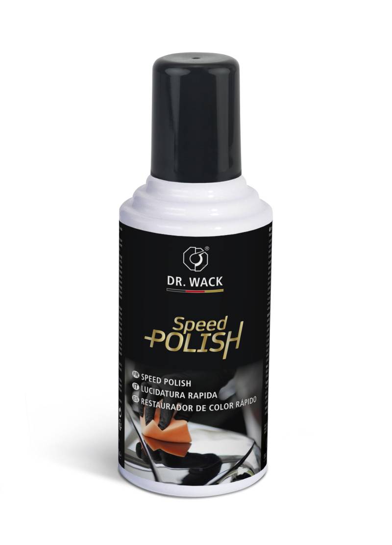 Dr. Wack - Speed Polish 500 ml – Autopolitur mit Hochleistungspolierpartikeln – entfernt effektiv feine Kratzer – Spiegelglanz – Premium-Pflege von DR. WACK