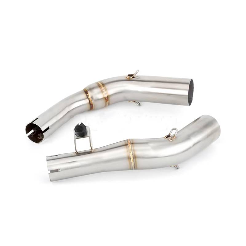 DRCIOQAZR Für CBF1000 2006 2007 2008 2009 2010 Für Escape Slip-on Motorrad Auspuff Schalldämpfer Mid Link Pipe 51MM Motorrad Auspuffrohr Adapter Motorrad Mittelrohr von DRCIOQAZR