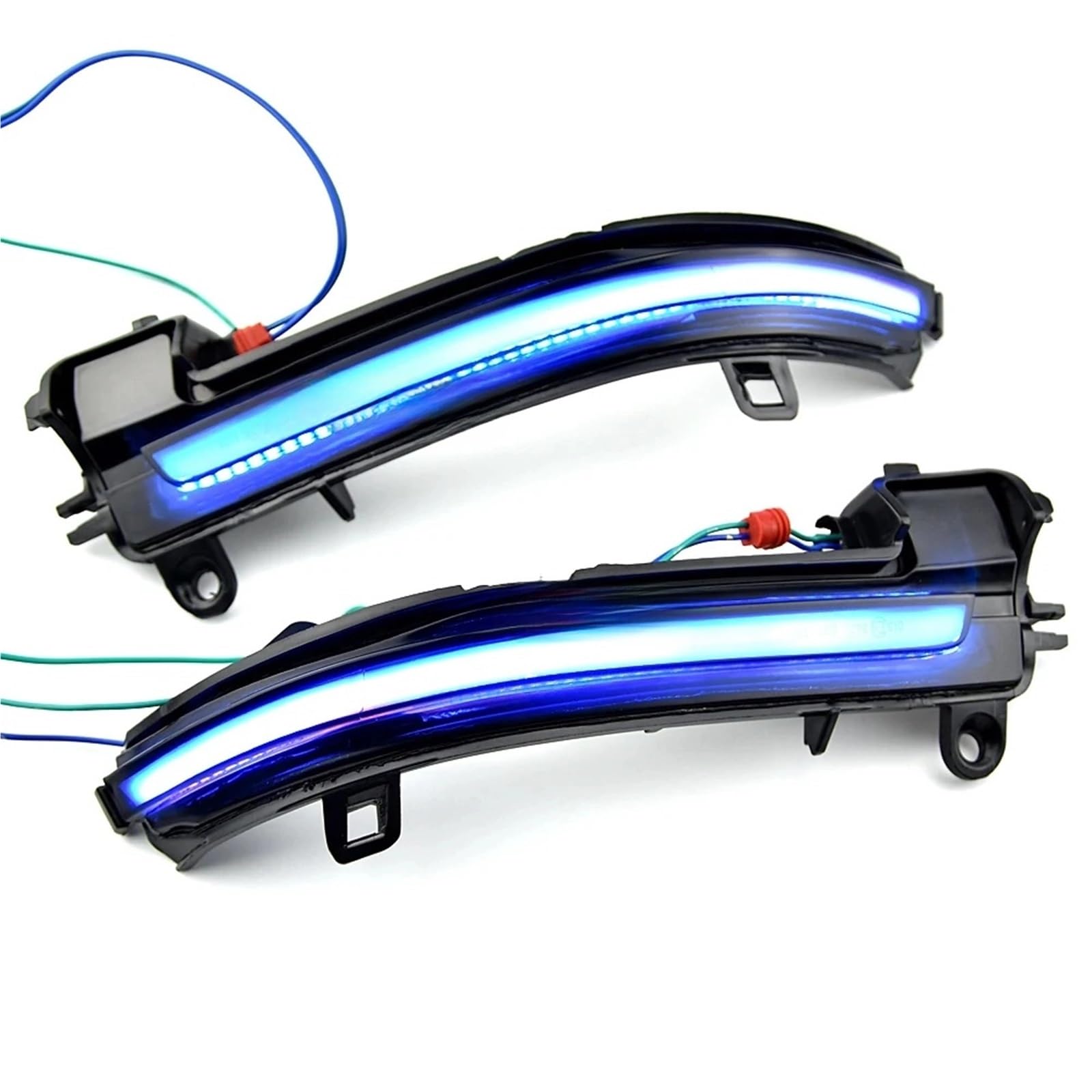 DRCIOQAZR Kompatibel Mit 2er F22 F23 2014–2017 Für Dynamische Blinker, Rückspiegel, Blinker Auto Rückspiegel Blinker(Blue) von DRCIOQAZR