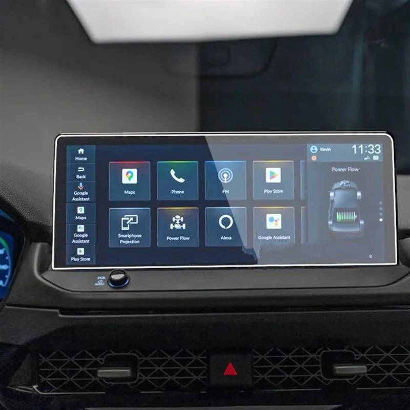 DRCIOQAZR Kompatibel Mit Accord Für Hybrid 2023 12,3 Zoll Auto-GPS-Navigation LCD-Bildschirm Displayschutz Aus Gehärtetem Glas Auto Navi-Schutzfolie von DRCIOQAZR