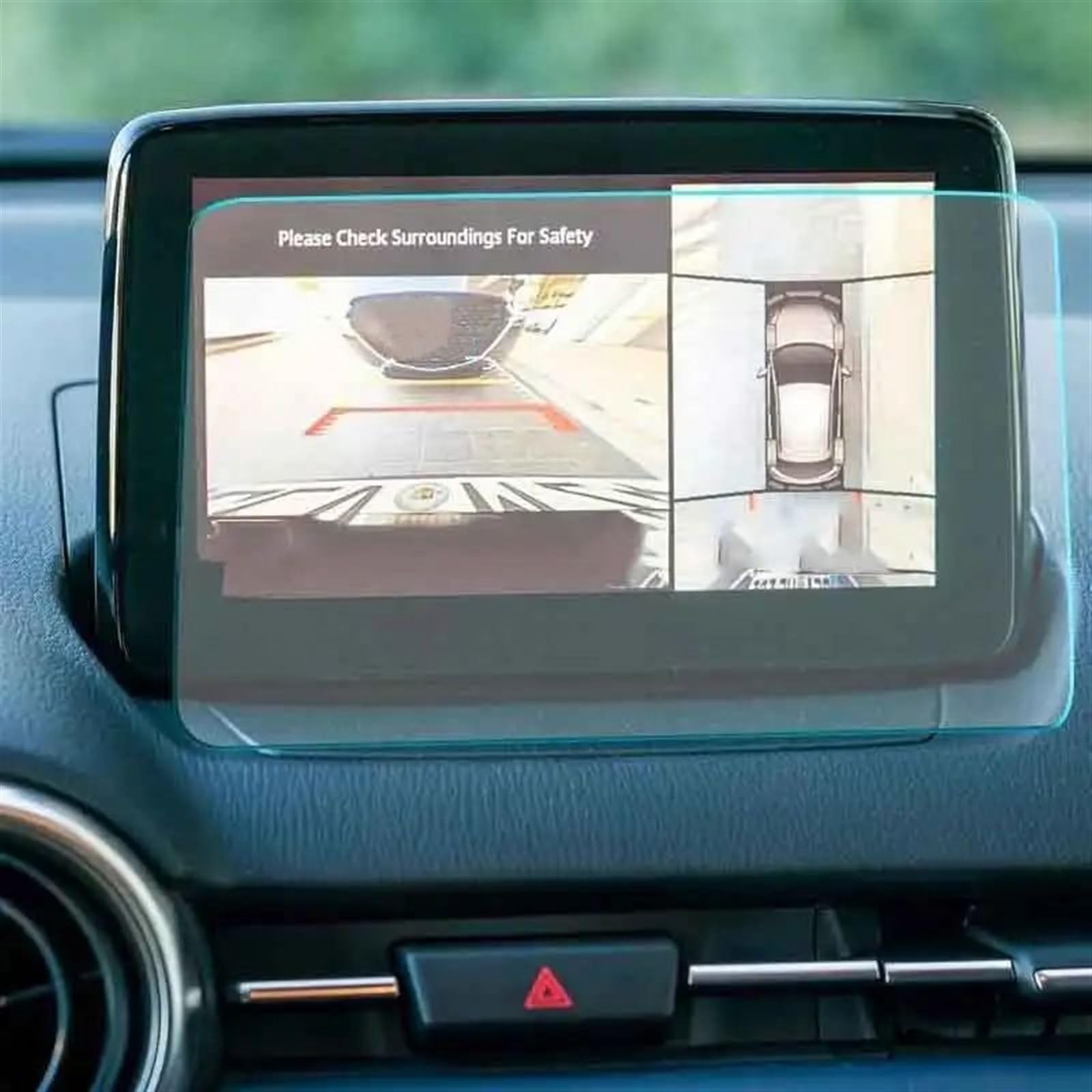 DRCIOQAZR Kompatibel Mit Mazda 2 Für Limousine 2020 Auto GPS-Navigation LCD-Bildschirm Displayschutzfolie Aus Gehärtetem Glas Auto Navi-Schutzfolie von DRCIOQAZR