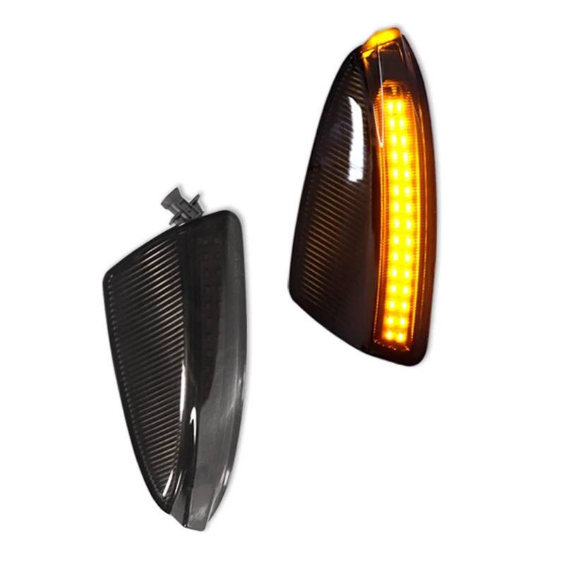 DRCIOQAZR Kompatibel Mit Mercedes Für Benz Für C-Klasse T-Modell S204 2007-2014 Seitenspiegel-Blinker-Lichtbaugruppe Auto Rückspiegel Blinker(Black) von DRCIOQAZR