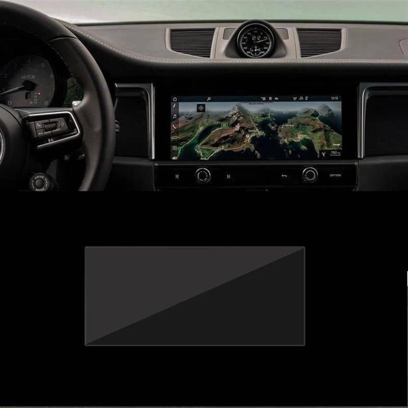 DRCIOQAZR Kompatibel Mit Porsche Für Macan 2022 2023 Auto-GPS-Navigation LCD-Bildschirm Displayschutzfolie Aus Gehärtetem Glas Auto Navi-Schutzfolie von DRCIOQAZR