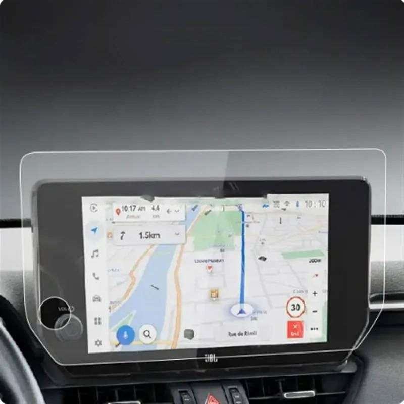 DRCIOQAZR Kompatibel Mit Toyota Für RAV4 2023 10,5 Zoll Auto GPS Navigation Display Schutzfolie PET Displayschutz Auto Navi-Schutzfolie von DRCIOQAZR