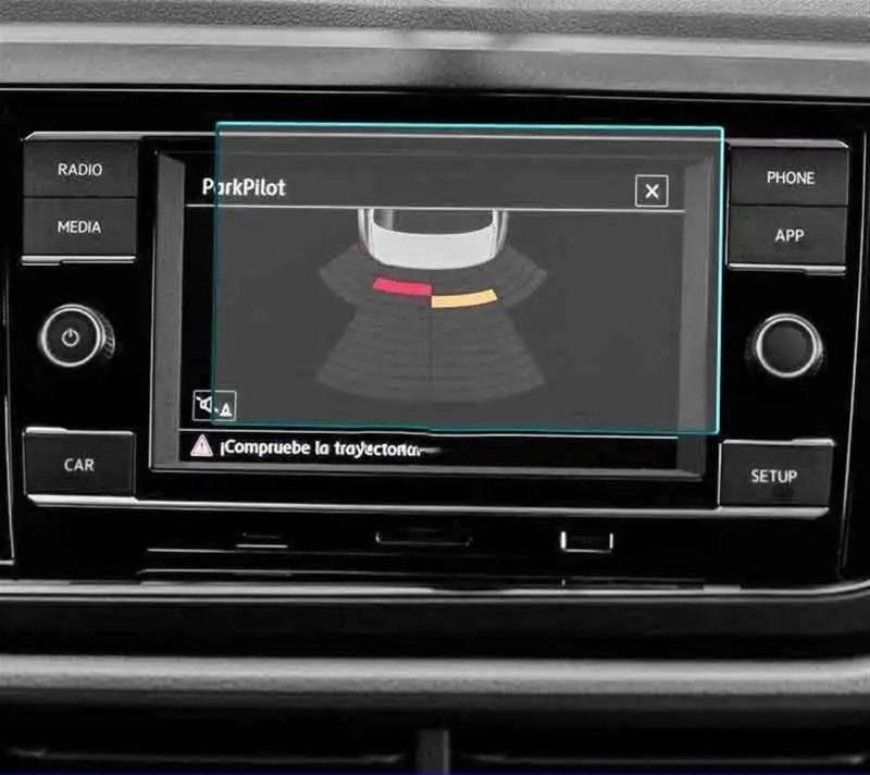 DRCIOQAZR Kompatibel Mit VW Für Virtus 2019 6,5 Zoll Auto-GPS-Navigation Displayschutzfolie Aus Gehärtetem Glas Auto-Innenausstattung Auto Navi-Schutzfolie von DRCIOQAZR