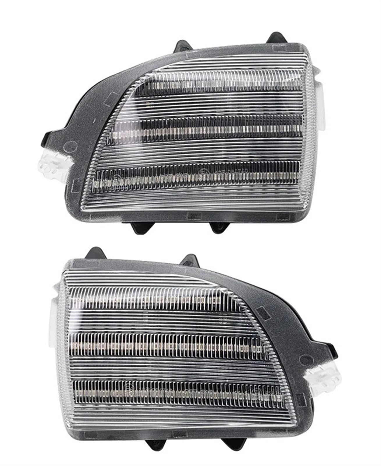 DRCIOQAZR Kompatibel Mit Volvo Für XC70 III 2008-2016 Blinkeranzeige Rückspiegelleuchte 2 STK OEM: 31111813 31111814 Auto Rückspiegel Blinker(White) von DRCIOQAZR