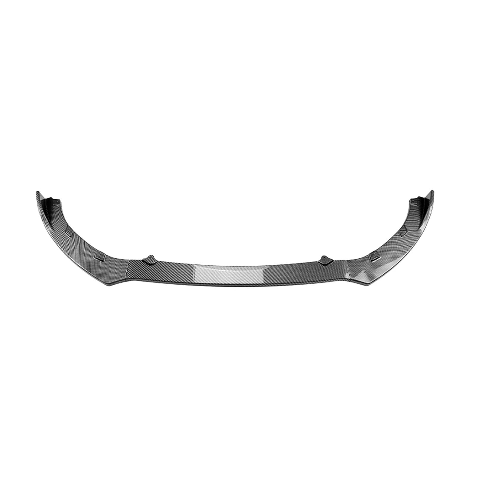 Xuanqingyi Store Frontspoilerlippe for die Stoßstange, kompatibel mit Ma*da MX-5 MX5, kompatibel mit Miata ND 2016–2025, 2-türig, Carbonfaser-Optik/schwarz glänzend, unterer Splitterschutzsatz(Carbon von DRDQFF