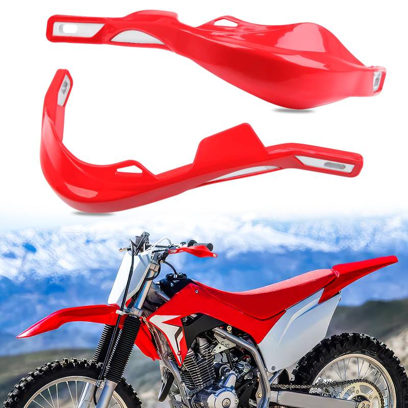 DREAMIZER Dirt Bike Handguards, Universal 7/8" 22mm und 1-1/8" 28mm Motorrad Handschützer Lenkerschutz Kompatibel mit Motocross Off-road SMR 690 CR EXC WRF 250 450 125SX XR DRZ KLX KMX WR125 von DREAMIZER