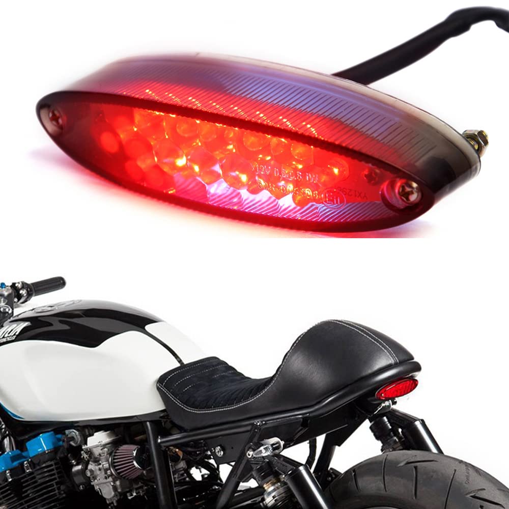 Motorrad Rücklicht, 28 LED Motorrad Running Stop Bremse Nummernschild Rücklicht von DREAMIZER
