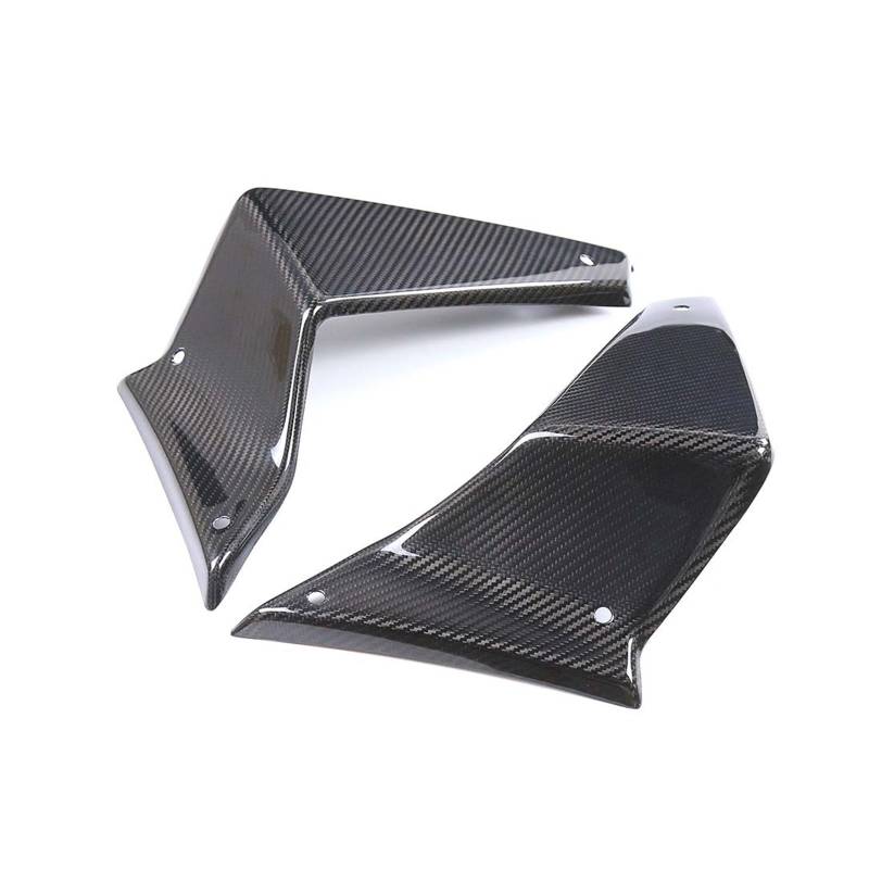 DREEK 3K Carbon Fiber Motorradzubehör Teile Side Winglet Verkleidungs ​​Kit Winglets Kompatibel Mit Yamaha Kompatibel Mit MT09 2020 2021 2022 2023 von DREEK