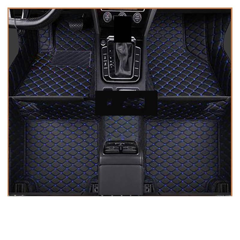 Automatten Für Kia Für Sportage Für NQ5 2023 2024 2025 Auto Fußmatten Schmutz-beständig Auto Boden Teppich Matts Tapetes Auto Zubehör Gummimatten Auto (Größe : LHD Black Blue) von DREOW