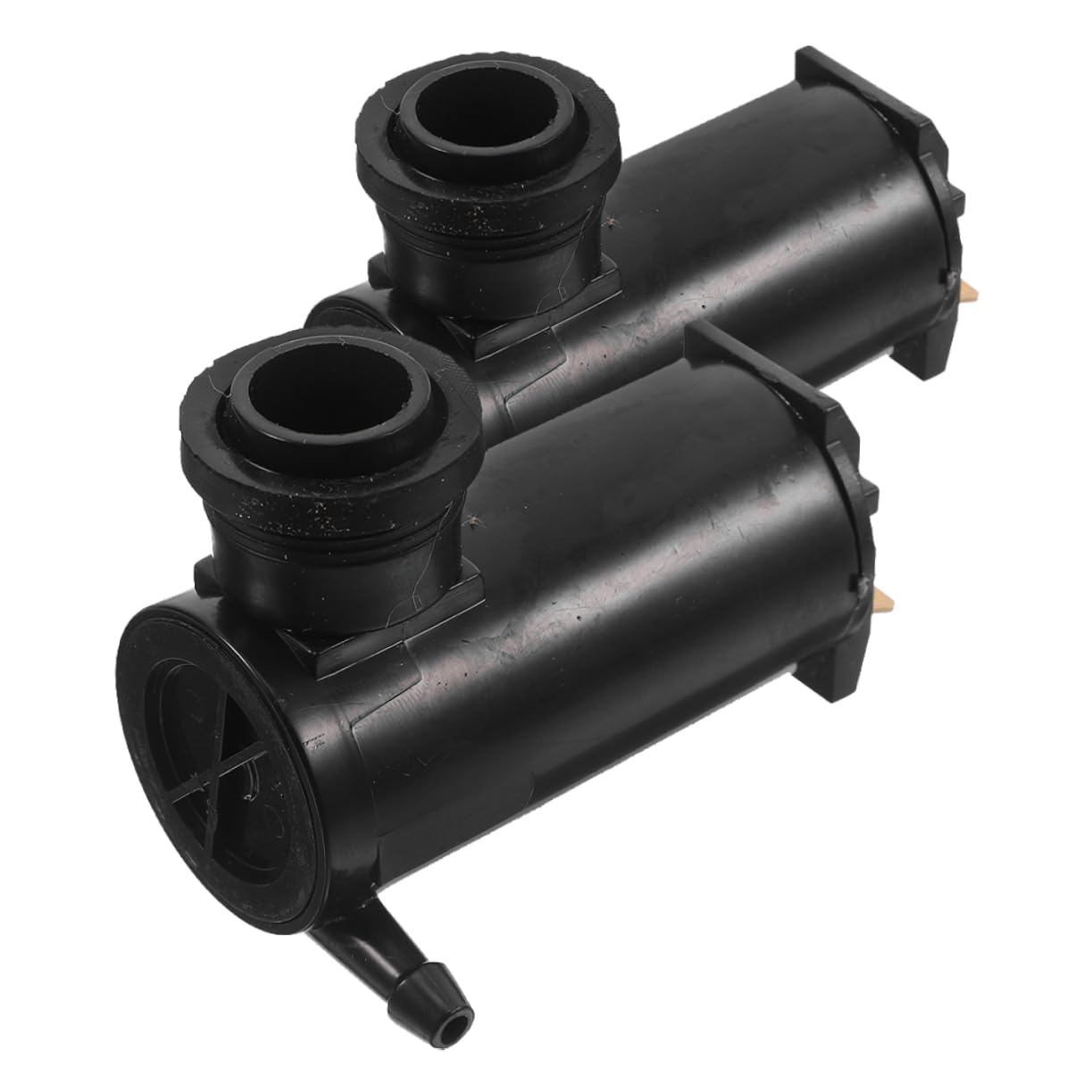 2st Wasserstrahlmotor Bremskraftverstärker Scheibenwaschflüssigkeit Auto-windschutzscheiben-sprühmotor Auto-scheibenwaschpumpe Wischerflüssigkeitspumpe Hydraulikmotor Plastik Black DRESSOOS von DRESSOOS