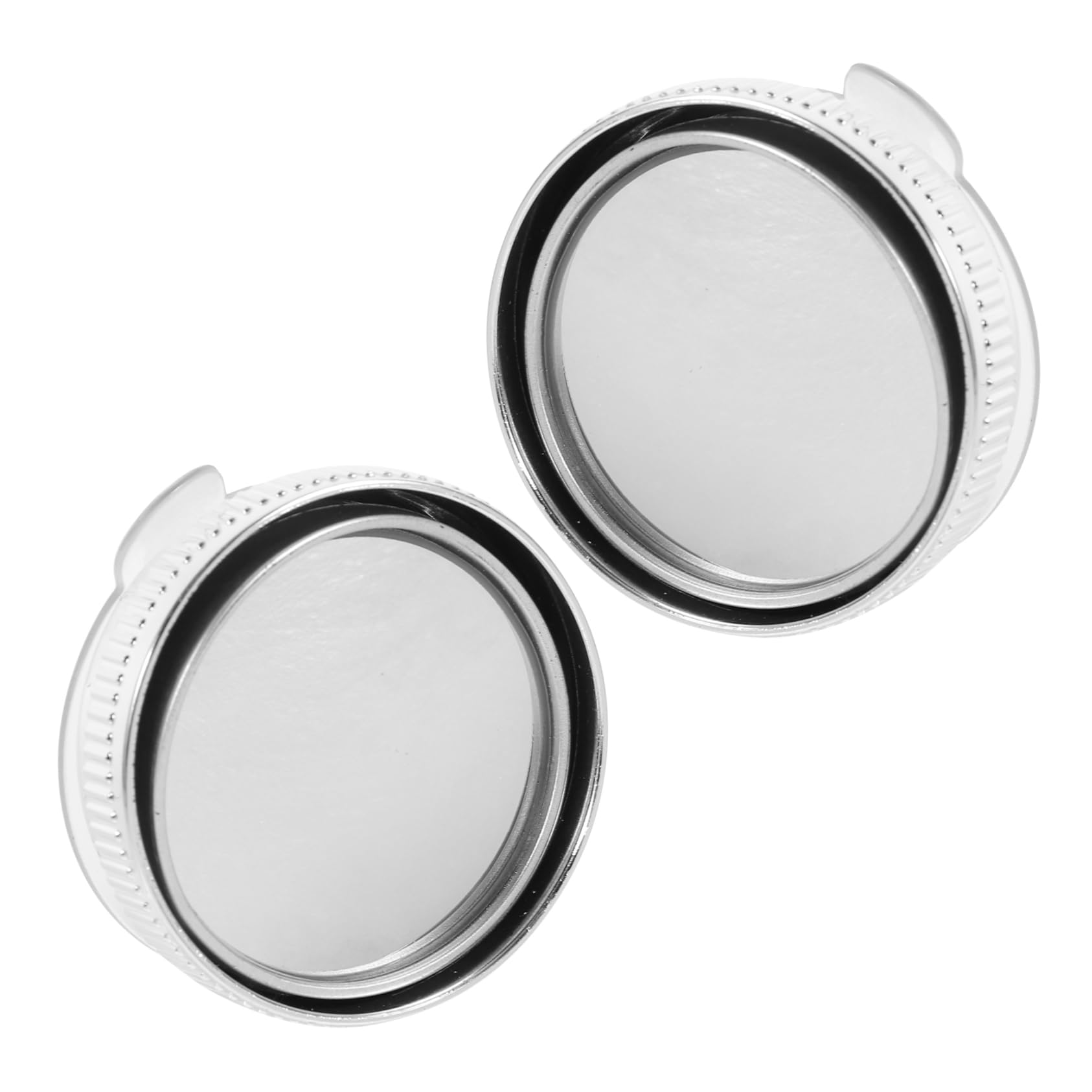 DRESSOOS 1 Paar konvexspiegel convex mirror auto rückspiegel car accessory Multifunktions-Seitenspiegel Toter-Winkel-Spiegel fürs Auto einstellbarer Punktspiegel Rückfahrkamera Glas Silver von DRESSOOS