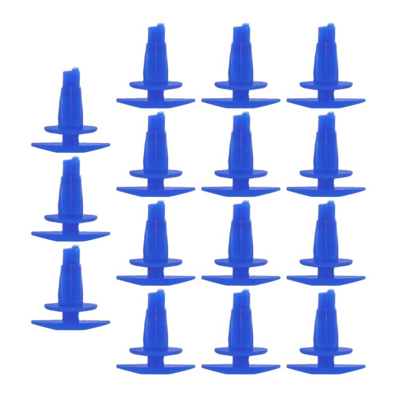 DRESSOOS 100St Siegelstreifenschnalle Auto Clips-Befestigungselemente Kfz-Clips Windabweiser-Clips trimmen Fahren Kfz-Werkzeuge Befestigungsclips Clips und Befestigungselemente Plastik Blue von DRESSOOS