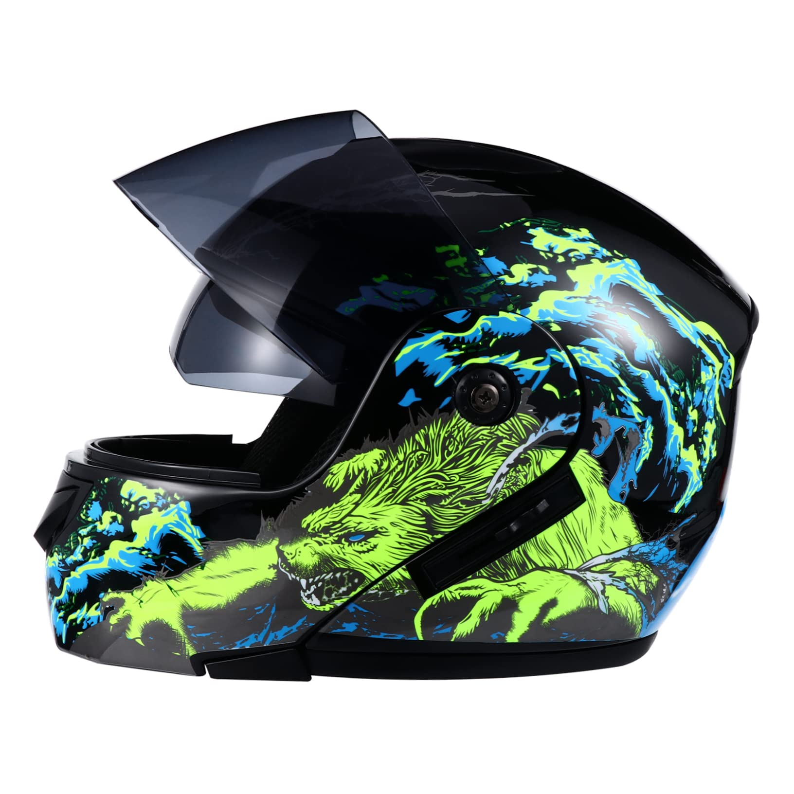 DRESSOOS 1stk Gesichtshelm Offroad-fahrradhelm Mode Motorradhelm Kopfschutz Für Motorräder Integralhelm Outdoor-sporthelm Dirt-Bike-Helm Offroad-Helm Schutzmütze Fahrrad Kopfschutz von DRESSOOS