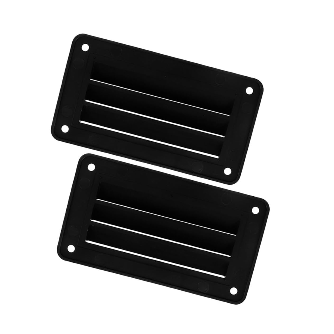 DRESSOOS 2 STK Lüftungsfenster RV Belüftung Belüftungsöffnungen Rv Zubehör Grillöffnungen Konzentratordüse Lüftungsabdeckung für Wohnmobil-Lüfter Lüftungsabdeckung für Yachten Nylon Black von DRESSOOS