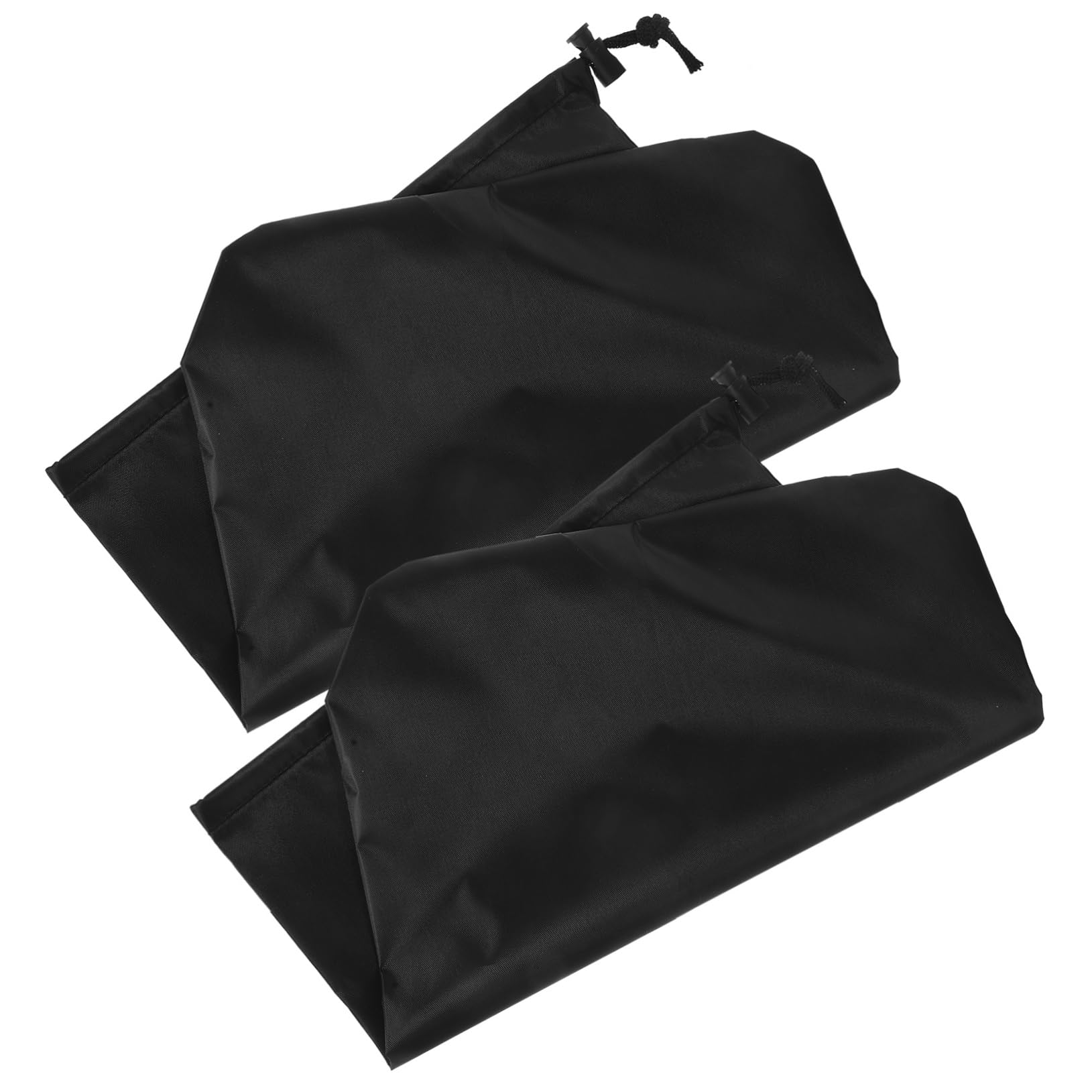 DRESSOOS 2Pcs Rückblickspiegel Schutzdeckelspiegel Spiegel Auto Clip Schleppspiegel Transparentes Kordelwegschuhbag Seite Rückspiegel 210D Silberbeschichtete Oxford Stoff Schwarz von DRESSOOS