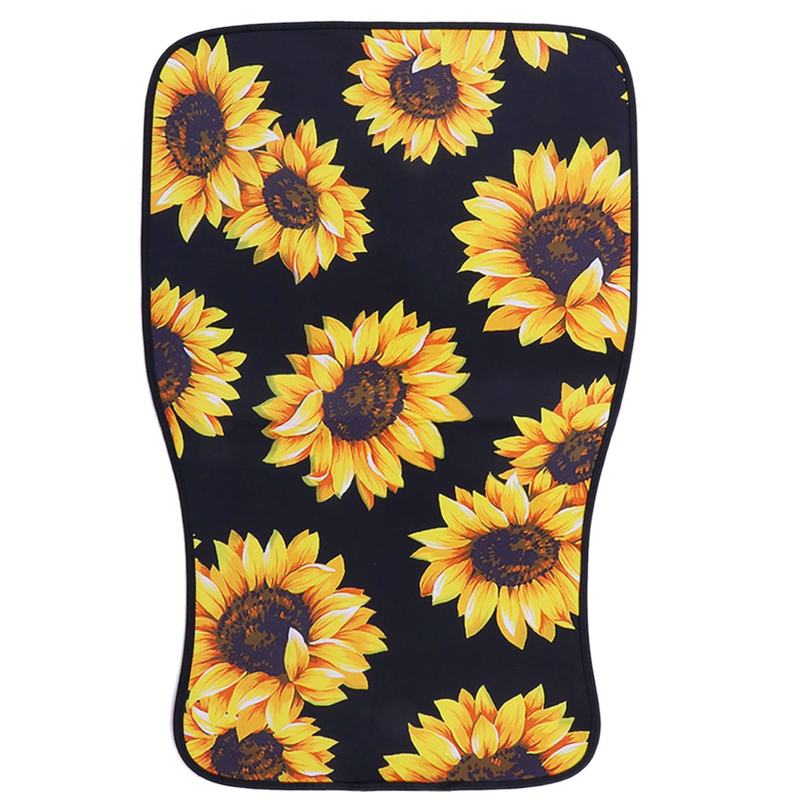 DRESSOOS 2st Auto Bodenmatte Sonnenblumen-fußmatten Für Polster Auto-bodenmatten Automobil-innendekoration Gänseblümchen-automatten Universelle Automatten LKW-teppiche Universal- Polyester von DRESSOOS