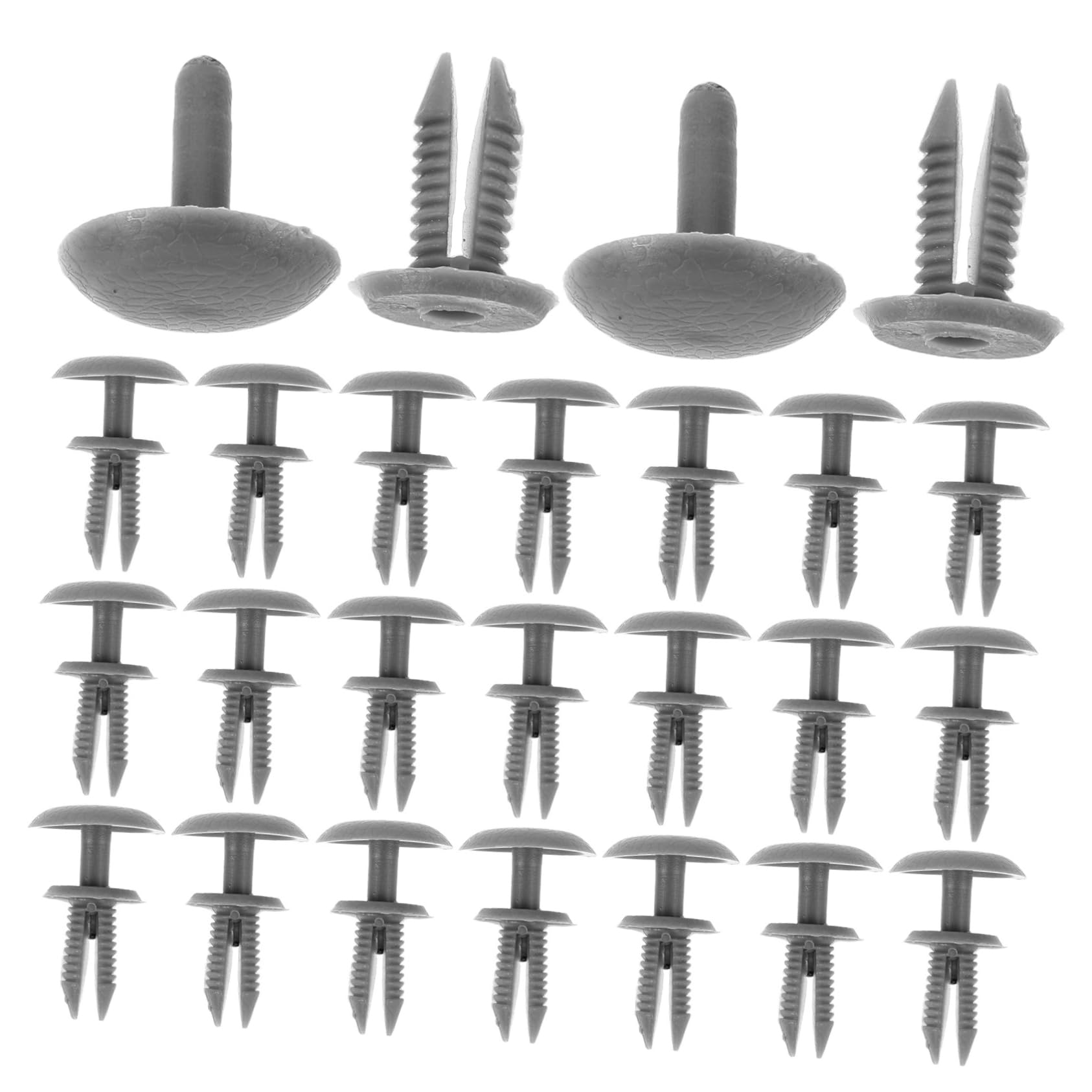 DRESSOOS 30 Stück Auto Schnalle Kfz Nieten Autos Bolzen Dip Clips Für Autos Beige Dachschnalle Auto Dachhimmel Ersatz Set Karosserie Clip Befestigungs Clips Tür Clips Grauer von DRESSOOS