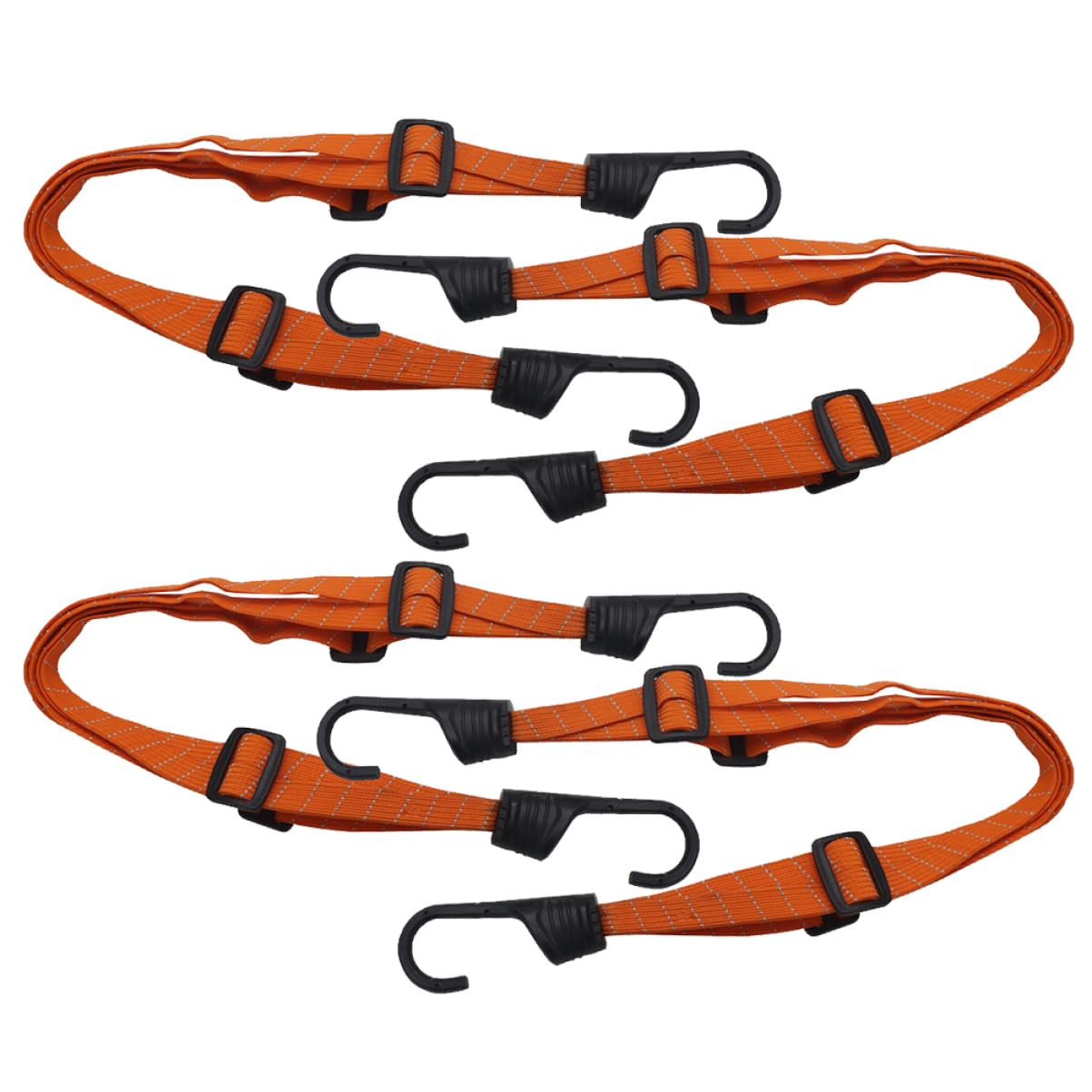 DRESSOOS 4er Set Gepäckspanner Aus Nylon Elastische Bungee Schnur Mit Haken Ideale Fixierung Für Helm Und Gepäck Strapazierfähige Befestigungsriemen Für von DRESSOOS