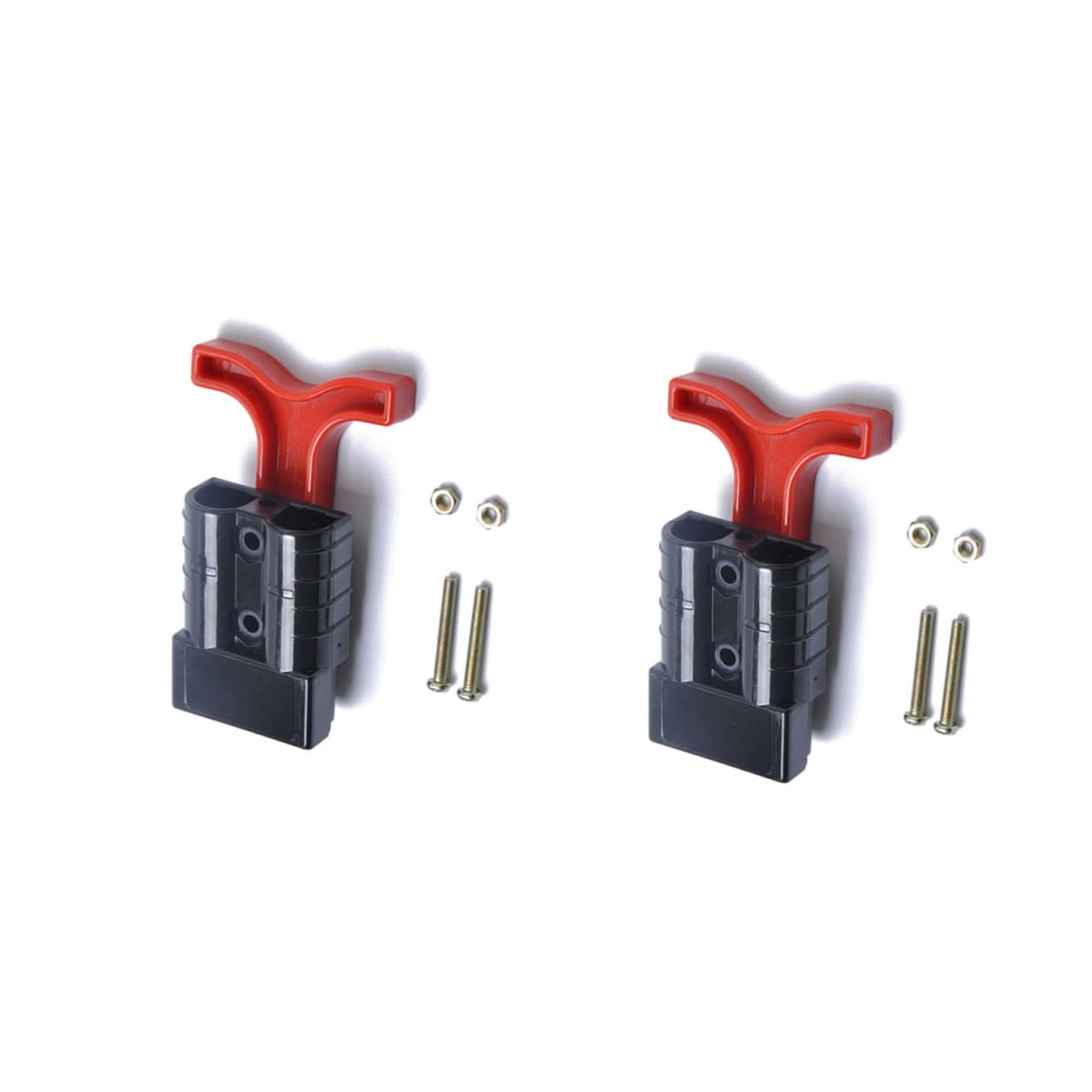 DRESSOOS 50A Batterie Schnellanschlussstecker 10 12 AWG Für Elektrische Geräte Gabelstapler Winden Anhängerfahrer Universell Schwarz von DRESSOOS