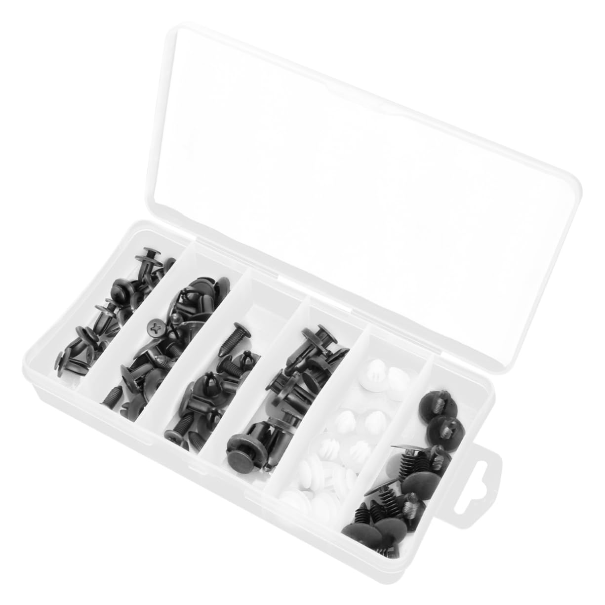 DRESSOOS 50PCS/Set Auto Kotflügel Push Pin Rivet Befestigungsclips Moulding Retainer Clips Zubehör Kit von DRESSOOS