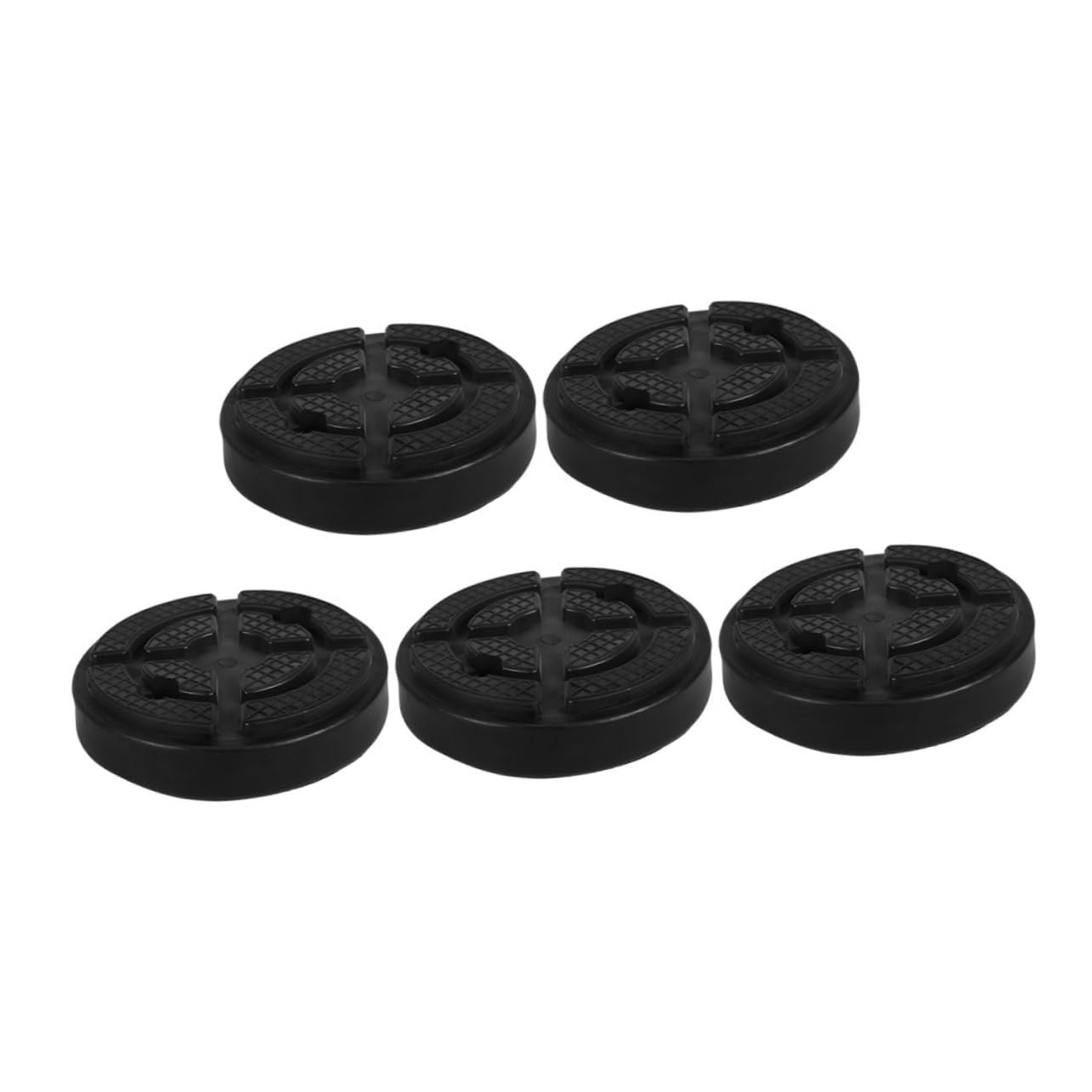 DRESSOOS 5st Heben Sie Das Gummipolsterzubehör An Wagenheberverlängerung Klinkenpad-Adapter Mittelgroßer Protektor Jack-Pads Wagenheber Für Hebebühne Universelles Klinkenpad Black von DRESSOOS