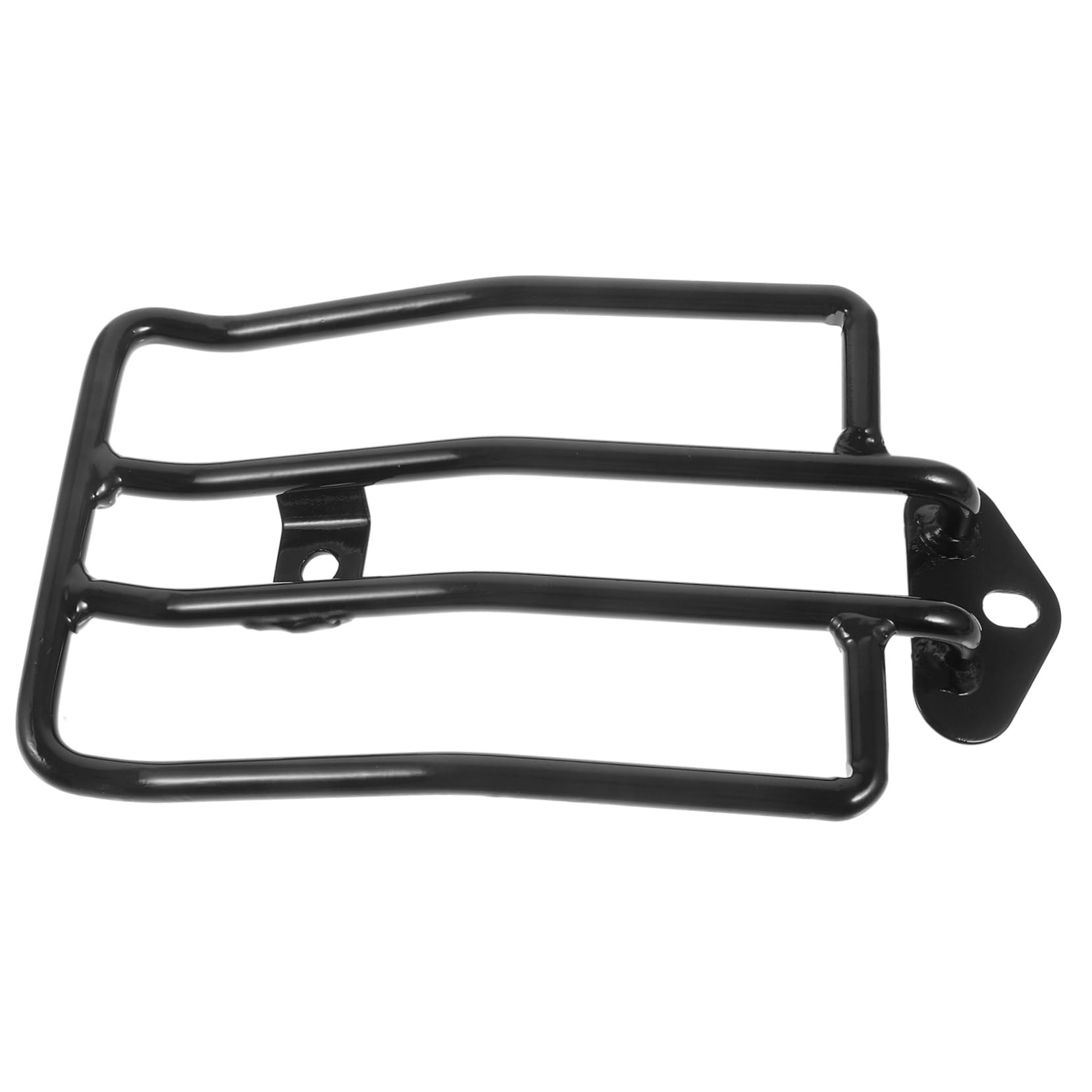 DRESSOOS -Gepäckträger Motocross-Helm Motorradzubehör Motorradständer Motorradgepäckträger Motorradgepäckhalter -Satteltaschen-Stützträger -Seitenträger Eisen Black von DRESSOOS