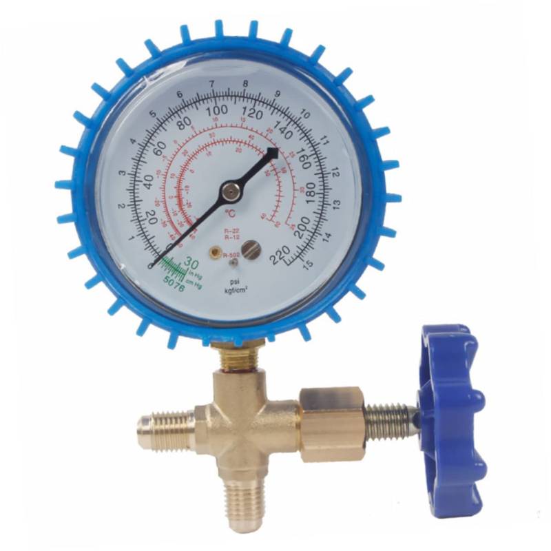 DRESSOOS Kältemittel Nachfüllmanometer Mit Druckluft Zubehör | Manometer Werkzeugsatz Für Klimaanlagen | Farbige Varianten Für Präzise Messungen Und Einfache Handhabung | Ideal Für von DRESSOOS