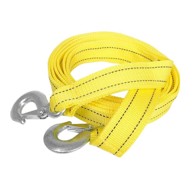 DRESSOOS Strapazierfähiges Auto LKW Abschleppseil Nylon Windenseil Mit Abschlepp Robustes Tow Rope Für Autos LKWs Und SUVs 10m von DRESSOOS