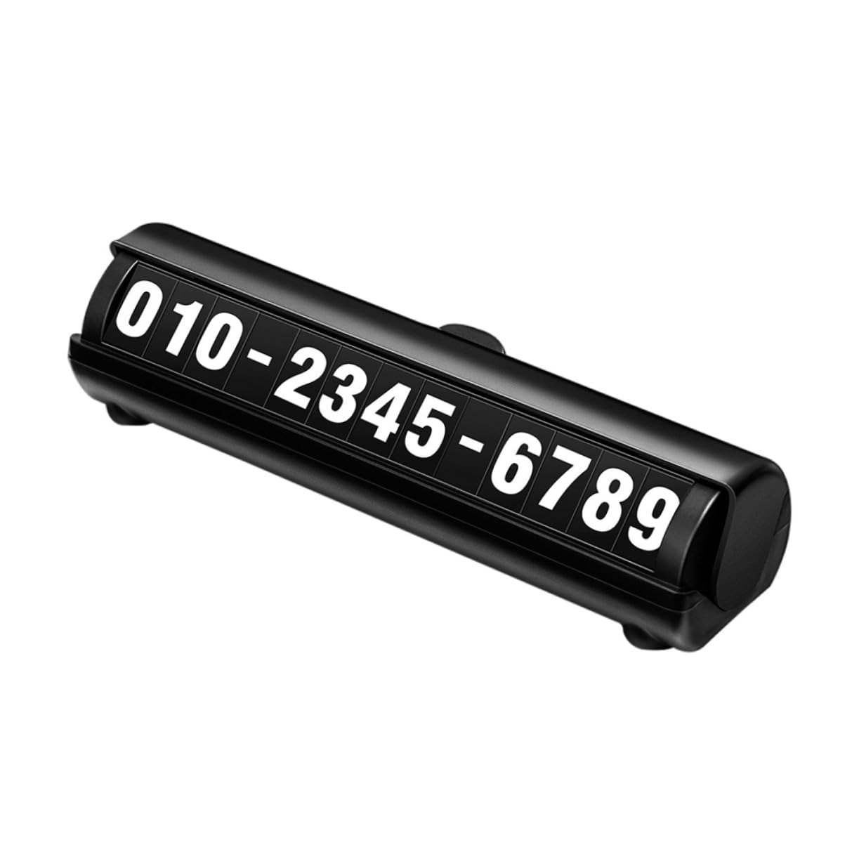 DRESSOOS Temporäres Parkschild Autokennzeichen Telefonnummernschild Auto-Embleme Telefonnummer Karte Autonummernschild Zahlentafel Auto-Stoppschild Auto Nummer Karte Abs Black von DRESSOOS