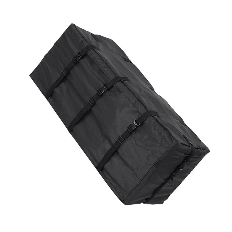 DRESSOOS Tragbare Autodachtasche wasserdichte Gepäcktasche Für Dachträger 11 Kubikfuß Schwarz Ideal Für Reisen Und Camping von DRESSOOS