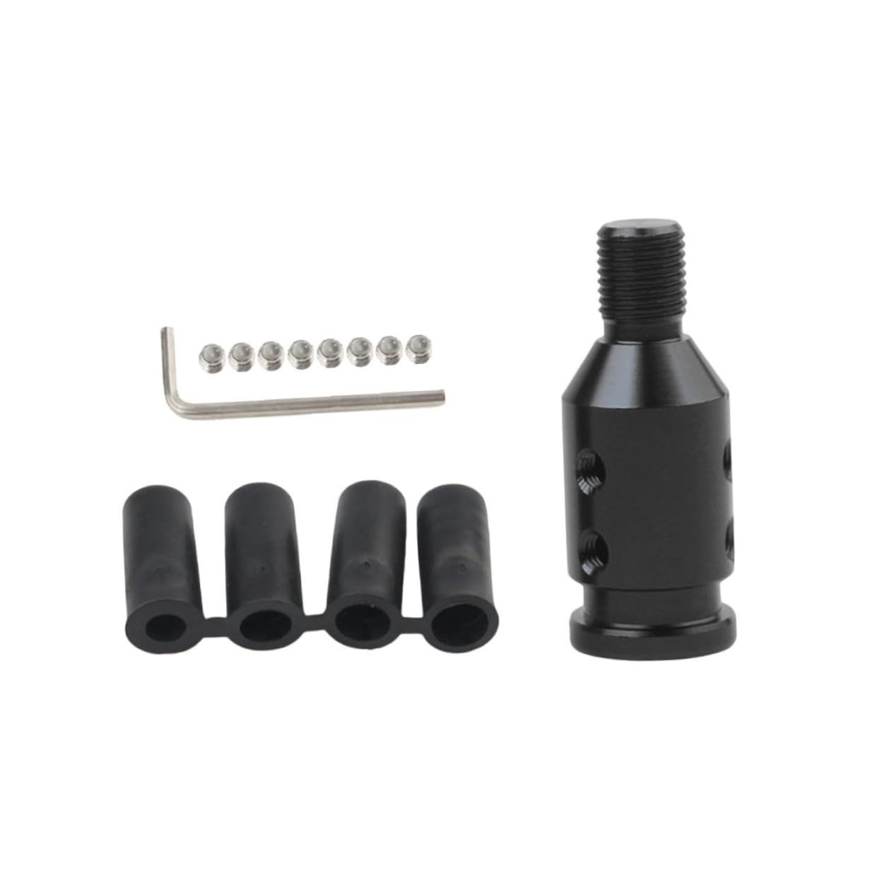 universeller Begrenzer Mini-Knöpfe Schaltgetriebeknopf automatischer Schalthebel 5 Knopf Mini-Schaltknauf autoteile auto4part Schaltknauf konverter Schalthebelkonverter Black DRESSOOS von DRESSOOS