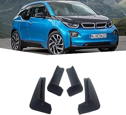 Auto Schmutzfänger, für BMW I3 Eletric 2013-2022 Vorne und Hinten, Kratzfestem Kotflügel Zubehör Spritzschutz Antikollisionsstreifen von DRYFAL