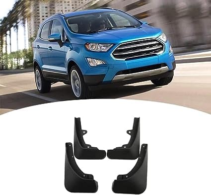 Auto Schmutzfänger, für Ford Ecosport 2017-2020 Vorne und Hinten, Kratzfestem Kotflügel Zubehör Spritzschutz Antikollisionsstreifen von DRYFAL