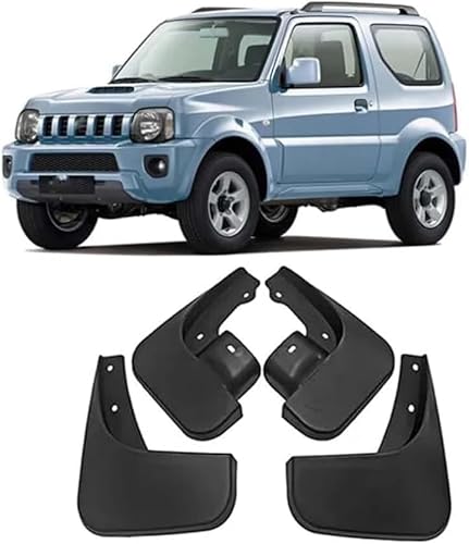 Auto Schmutzfänger, für Suzuki Jimny JB23 JB53 1998-2018 Vorne und Hinten, Kratzfestem Kotflügel Zubehör Spritzschutz Antikollisionsstreifen von DRYFAL