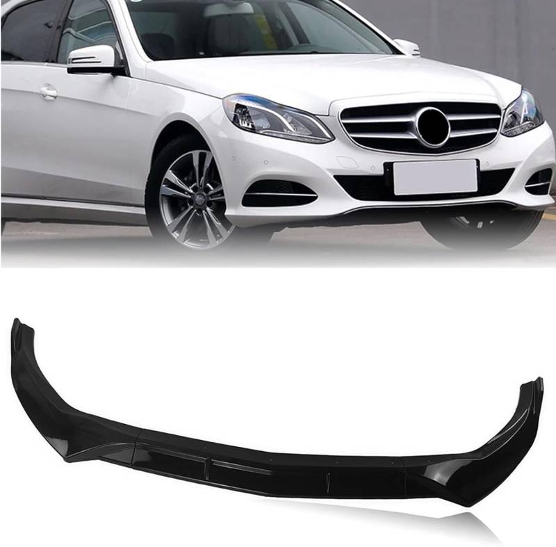 Frontspoiler Lippe Für Benz W212 2013-2015, Auto Lower Body Kit, Auto Frontspoiler Frontstoßstange Spoiler Splitter Diffusor von DRYFAL