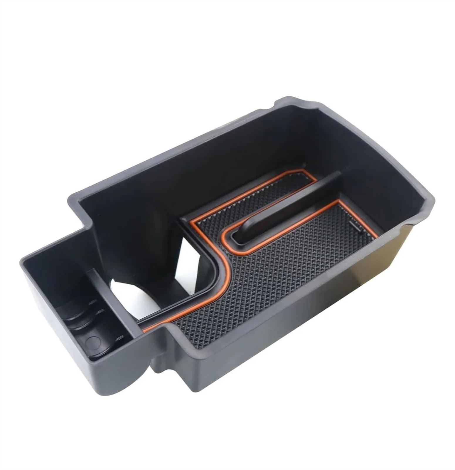 DRYIUBVF Armlehne Tray Organizer Kompatibel Mit C&upra Für Formentor 2021 2022 2023 2024 2025 Auto Zentrale Steuerung Armlehne Lagerung Box(Orange) von DRYIUBVF