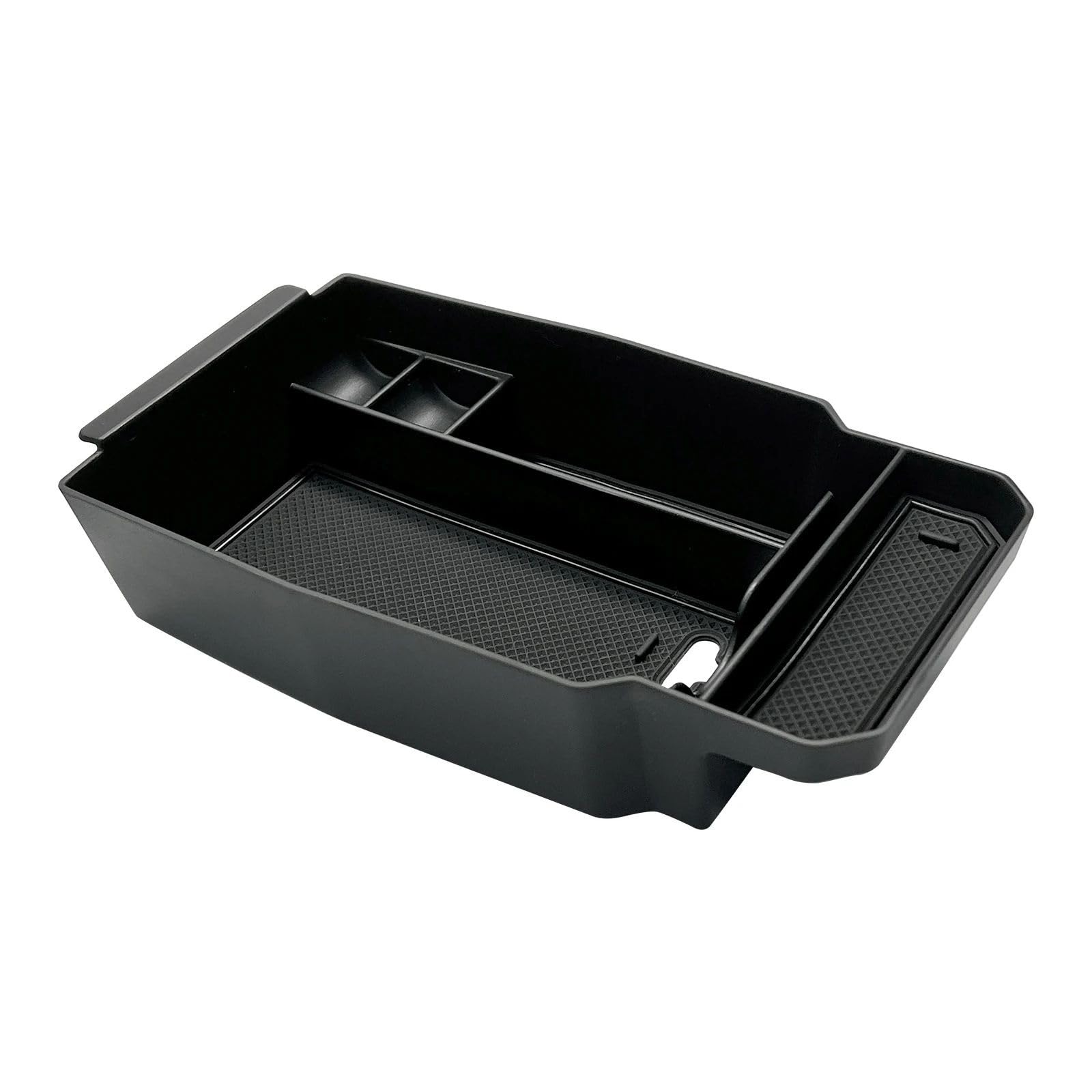 DRYIUBVF Armlehne Tray Organizer Kompatibel Mit Mazda Für CX-50 2023 Auto Mittelarmlehne Aufbewahrungsbox Autoinnenausstattung(Black) von DRYIUBVF